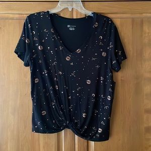 Black Stars/Space T-Shirt